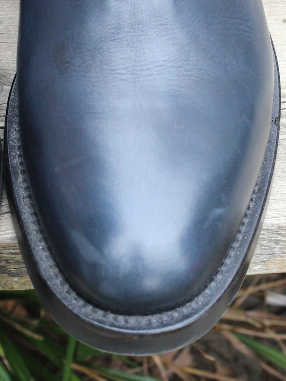 Club Monaco Blue Leather Chelsea Boots, Men's Size 11 US, Made in Italy - Picture 4 of 13
